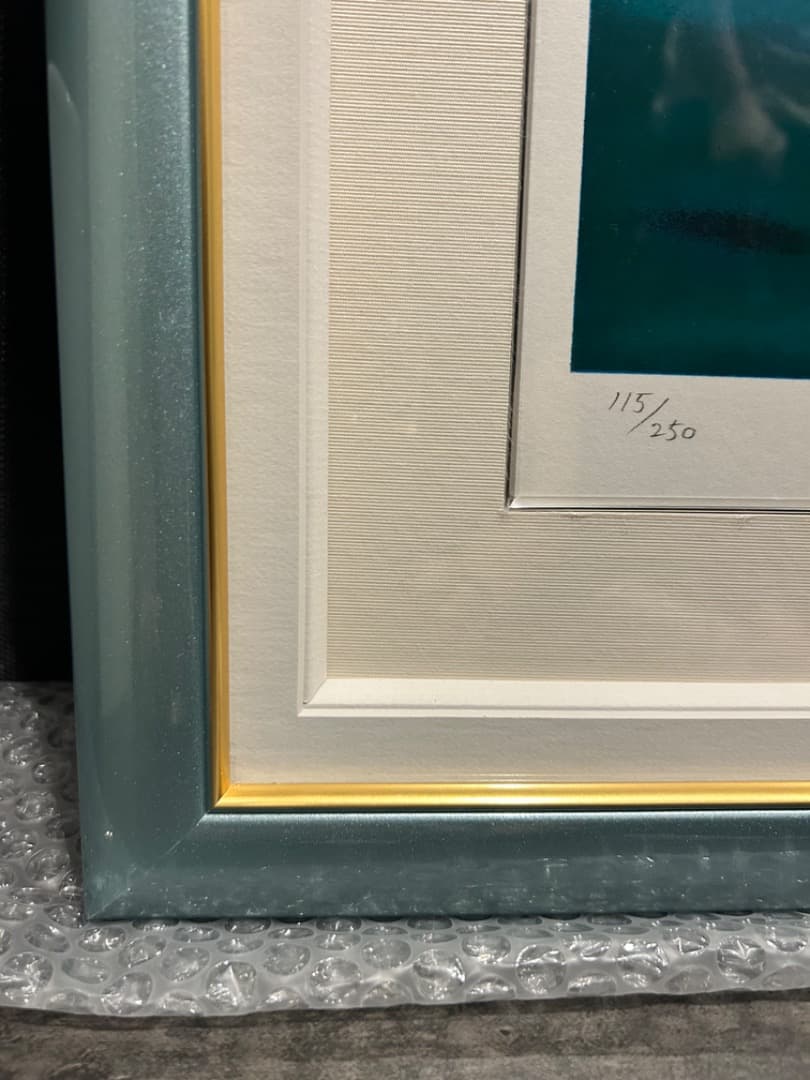 松本零士1000年女王「伝説の環」シルクスクリーン直筆サイン版画 銀河鉄道999