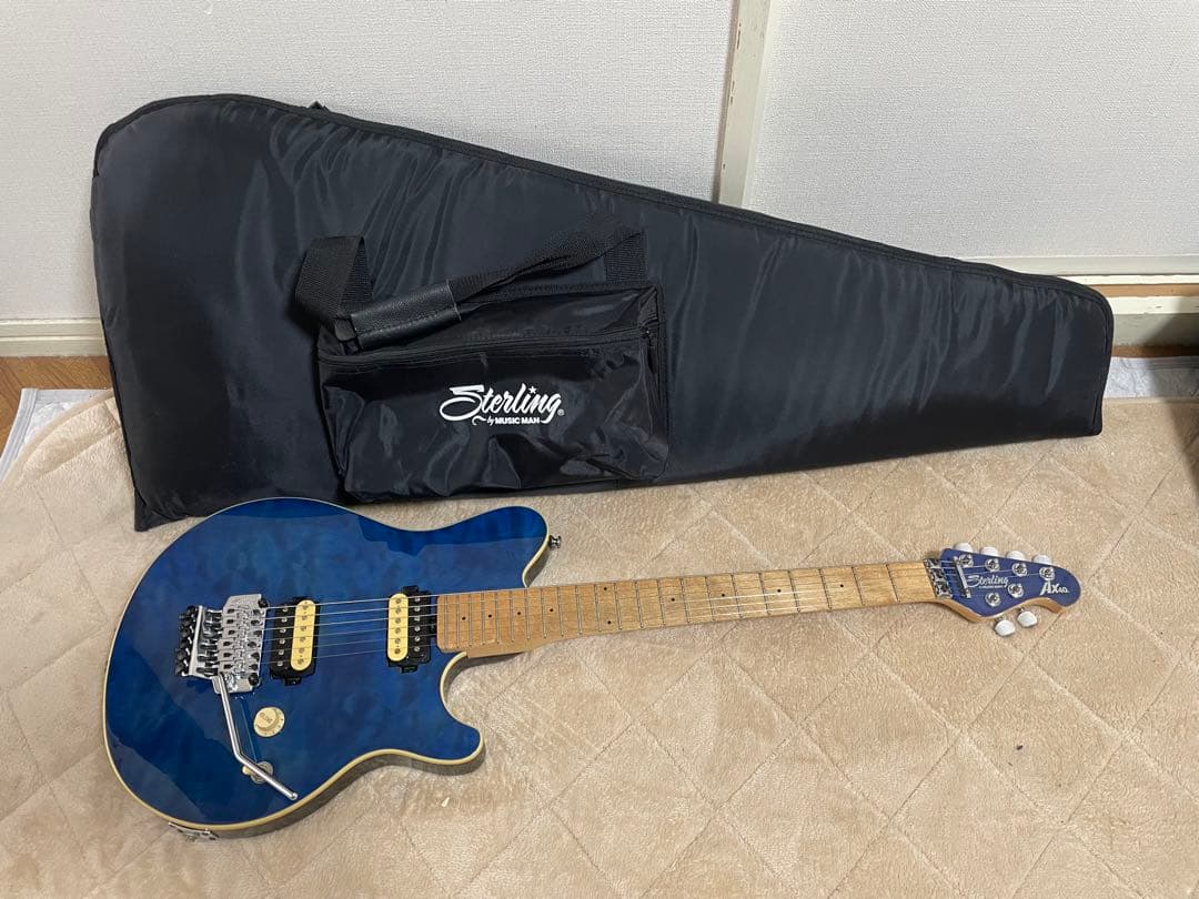 ギター Sterling by music man AX40 blue