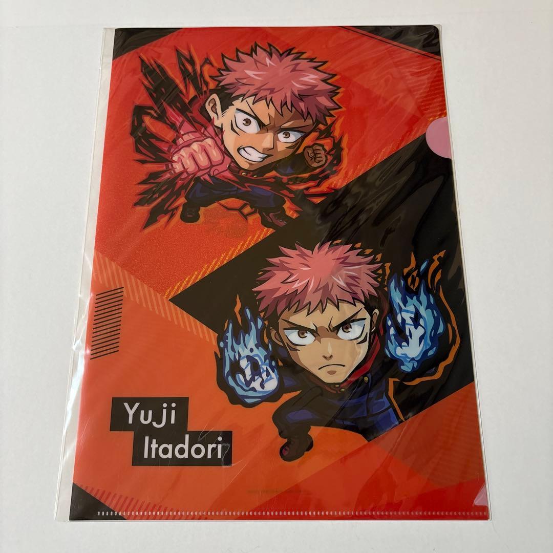 呪術廻戦　モンスト　コラボ　クリアファイル　5種　七海　野薔薇　五条　伏黒　虎杖