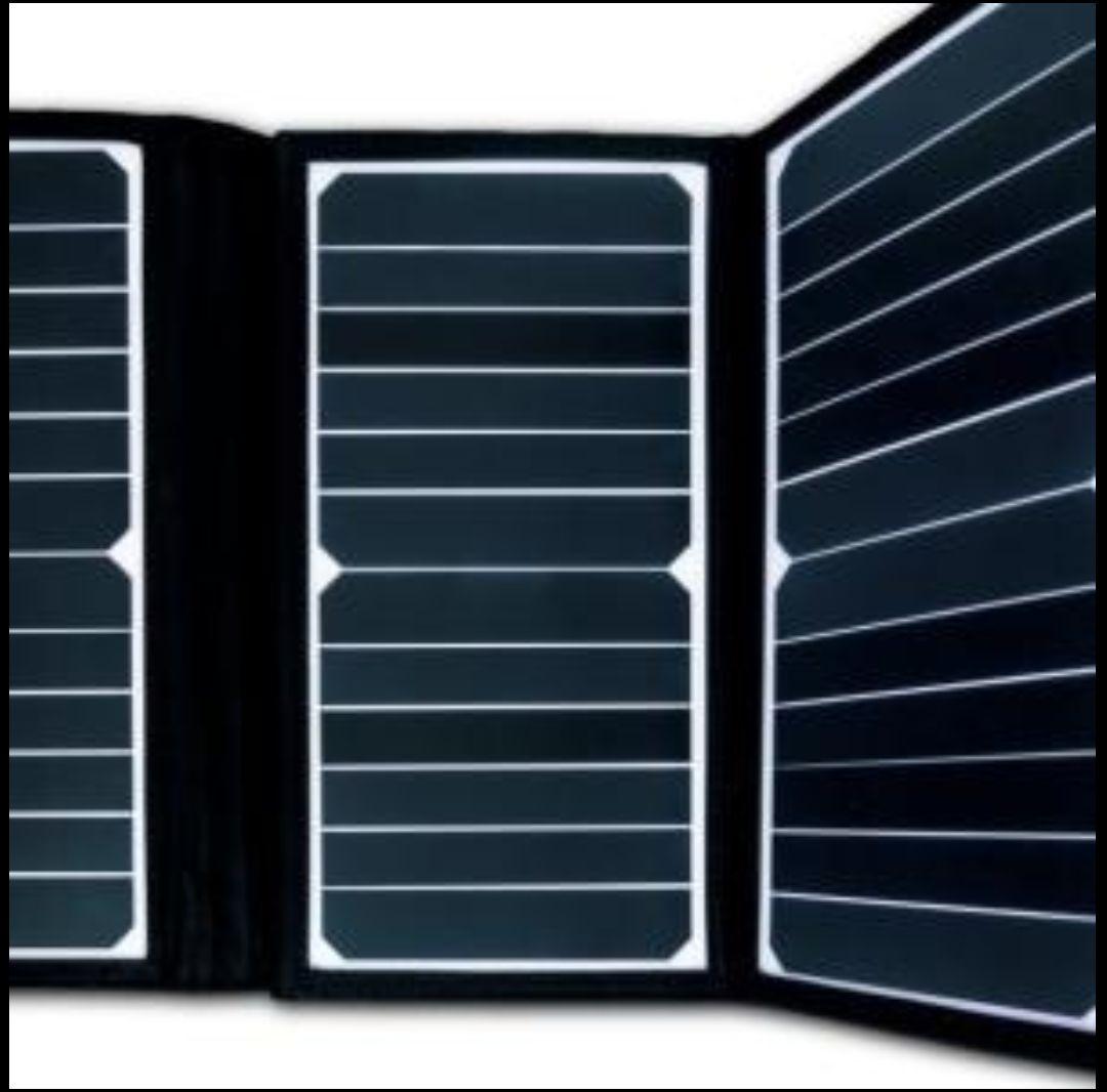 8 ソーラーパネル 防水撥水 60W 約1.4kg 急速充電 折り畳み式