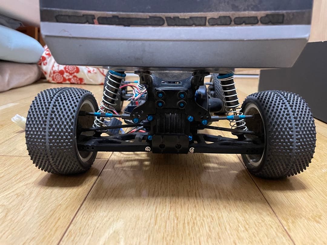 タミヤ DF-03 キーンホーク　ブルーアルミパーツ改造 プロポセット