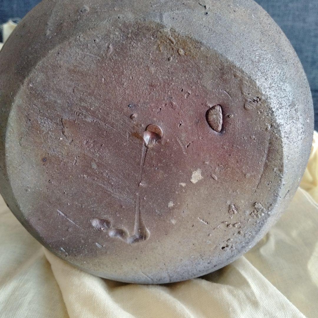 【武田真】備前焼　花入　備前花入　箱付き