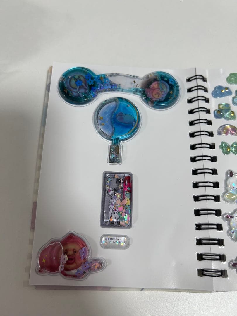 シール帳 完成品 ボンボンドロップシール うるちゅるシール シール帳付き