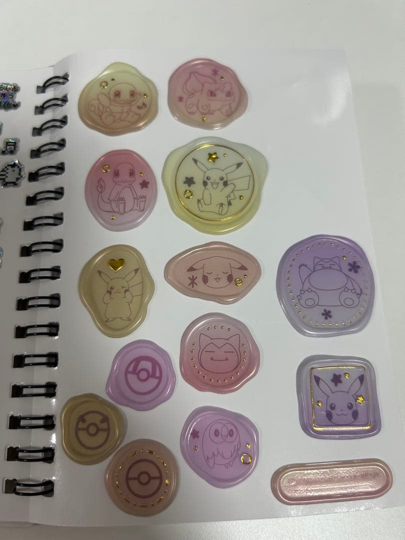 シール帳 完成品 ボンボンドロップシール うるちゅるシール シール帳付き