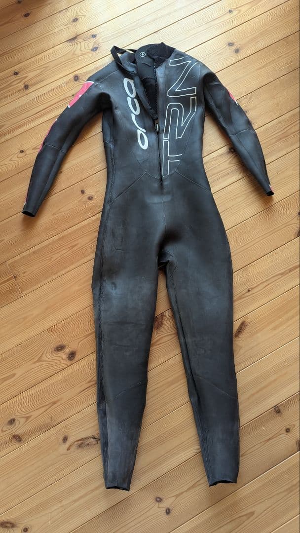 オルカorca レディースSサイズ TRN ウェットスーツ 黒/ピンク