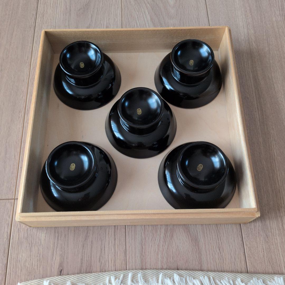 象彦日の出高台付向付け　　輪島塗　山中塗　越前塗　津軽塗　春慶