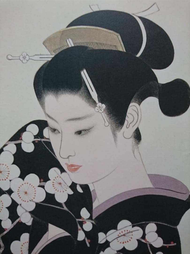 志村 立美　「想ひ」、希少・入手困難、限定画版、日本の四季、春、しむら たつみ