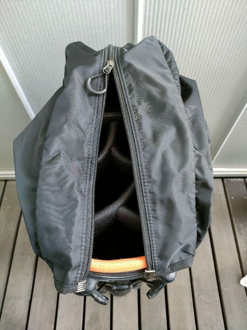 AIBO　アディダス スタンド キャディバッグ【ブラック＆カモフラ柄】