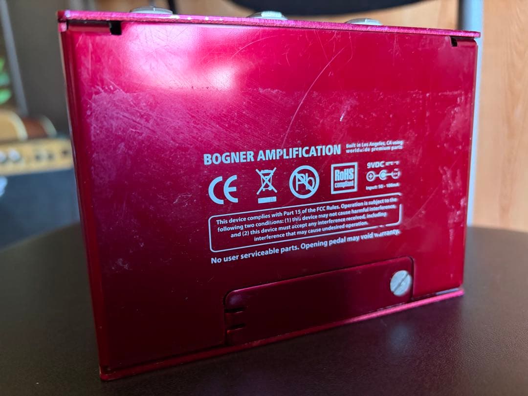 BOGNER Ecstasy Red（電池スナップに問題あり）