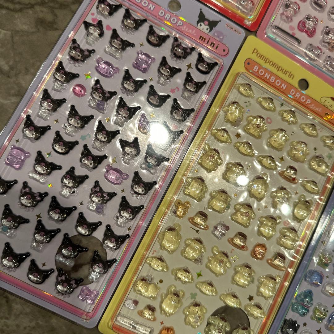 最終値下げ　正規品　8点セット正規品　ボンボンドロップシールミニminiサンリオ