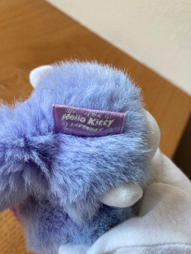ハローキティ キタキツネ着ぐるみ ぬいぐるみ ラベンダー 北海道限定レア