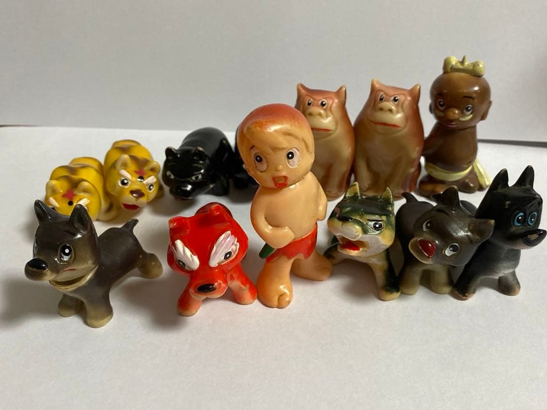 狼少年ケン　ソフビ/指人形　13体 壊れあり　昭和