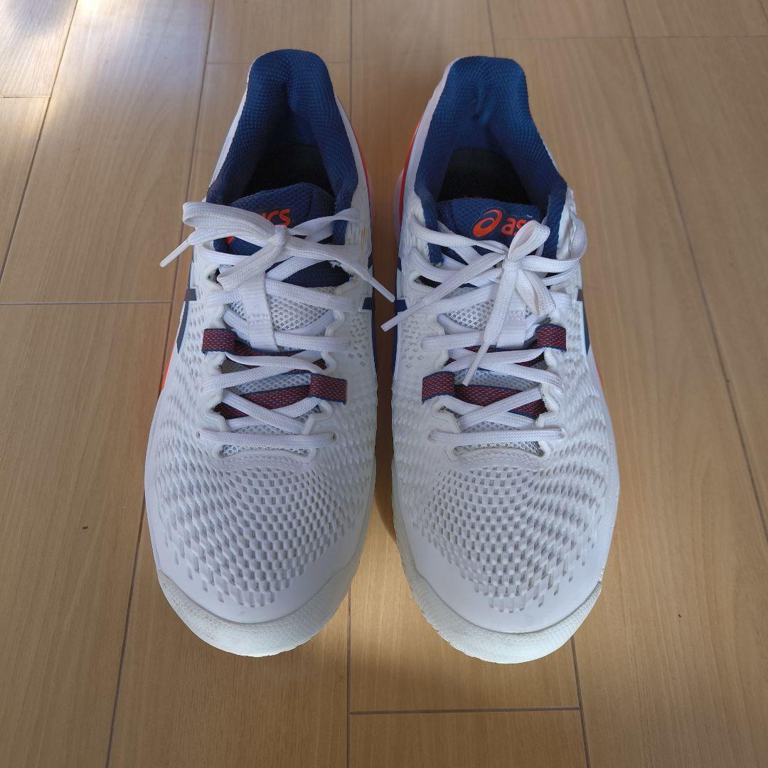 アシックス テニスシューズ ゲルレゾリューション9 オムニクレー 26.5cm