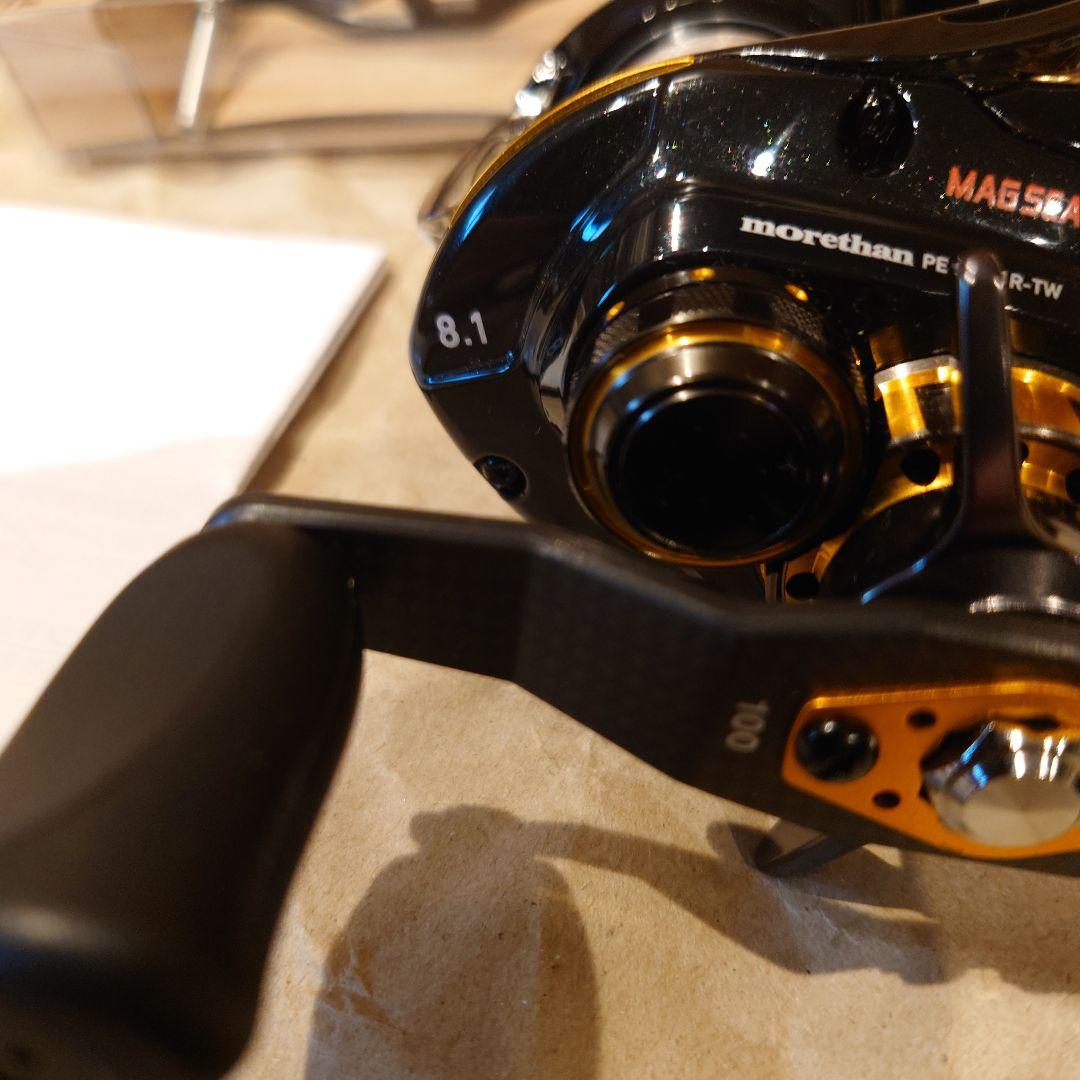 ほぼ未使用！モアザン PE SV 8.1R-TW！RCSカーボンハンドル付！