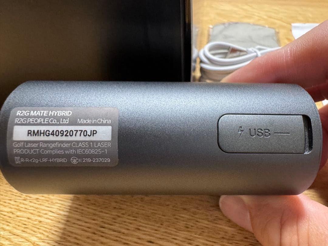 【美品】MATE HYBRID R2G ゴルフ用レーザー距離計＋液晶ナビ一体型
