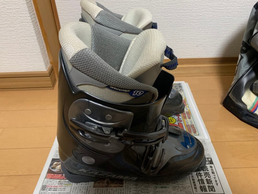 スキーブーツ 28cm KAZAMA 日本製　袋つき
