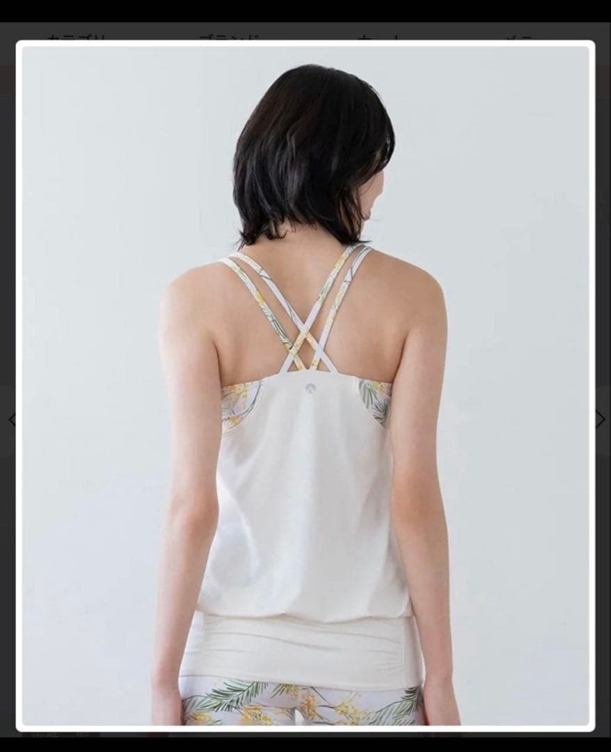 【SUKALA】スプリングフラワーカバーキャミソール(XS/ミモザ)