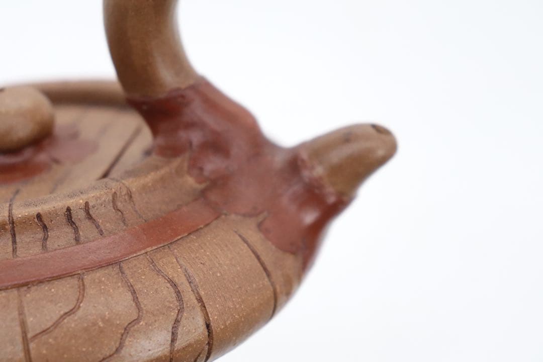 中国　胡月明作　黄泥急須　中国茶器　送料込み0829