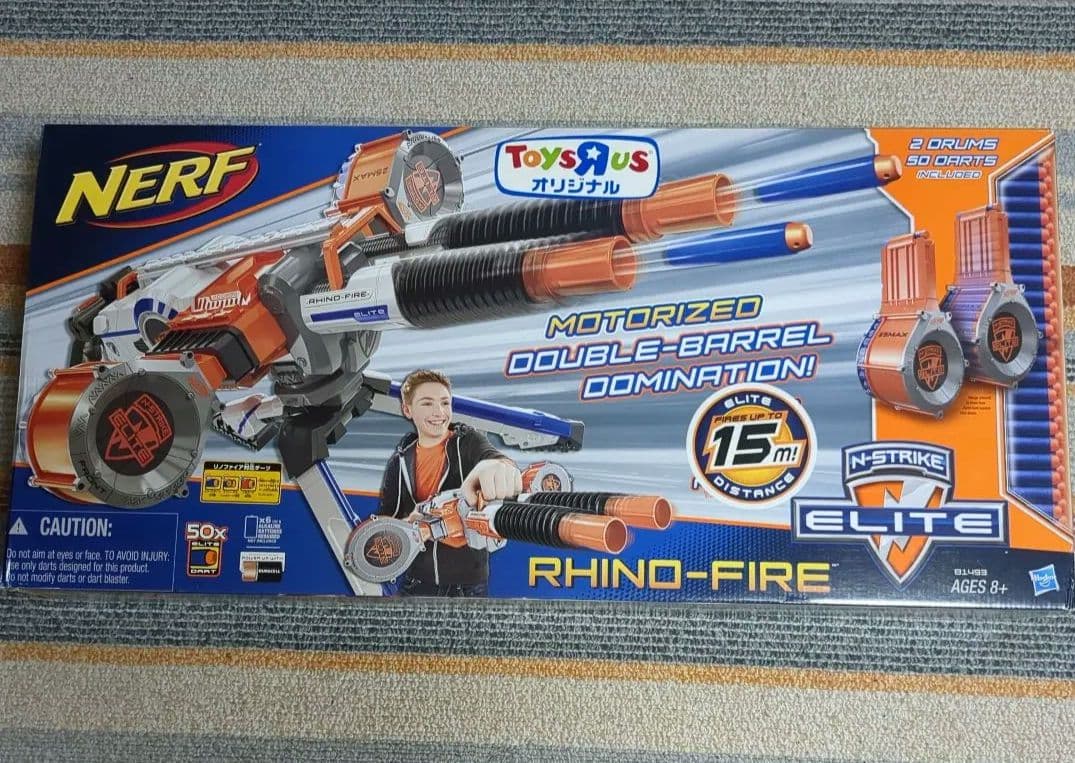 NERF Nストライクエリートリノファイア 電動ダブルバレル(トイザらス限定品)