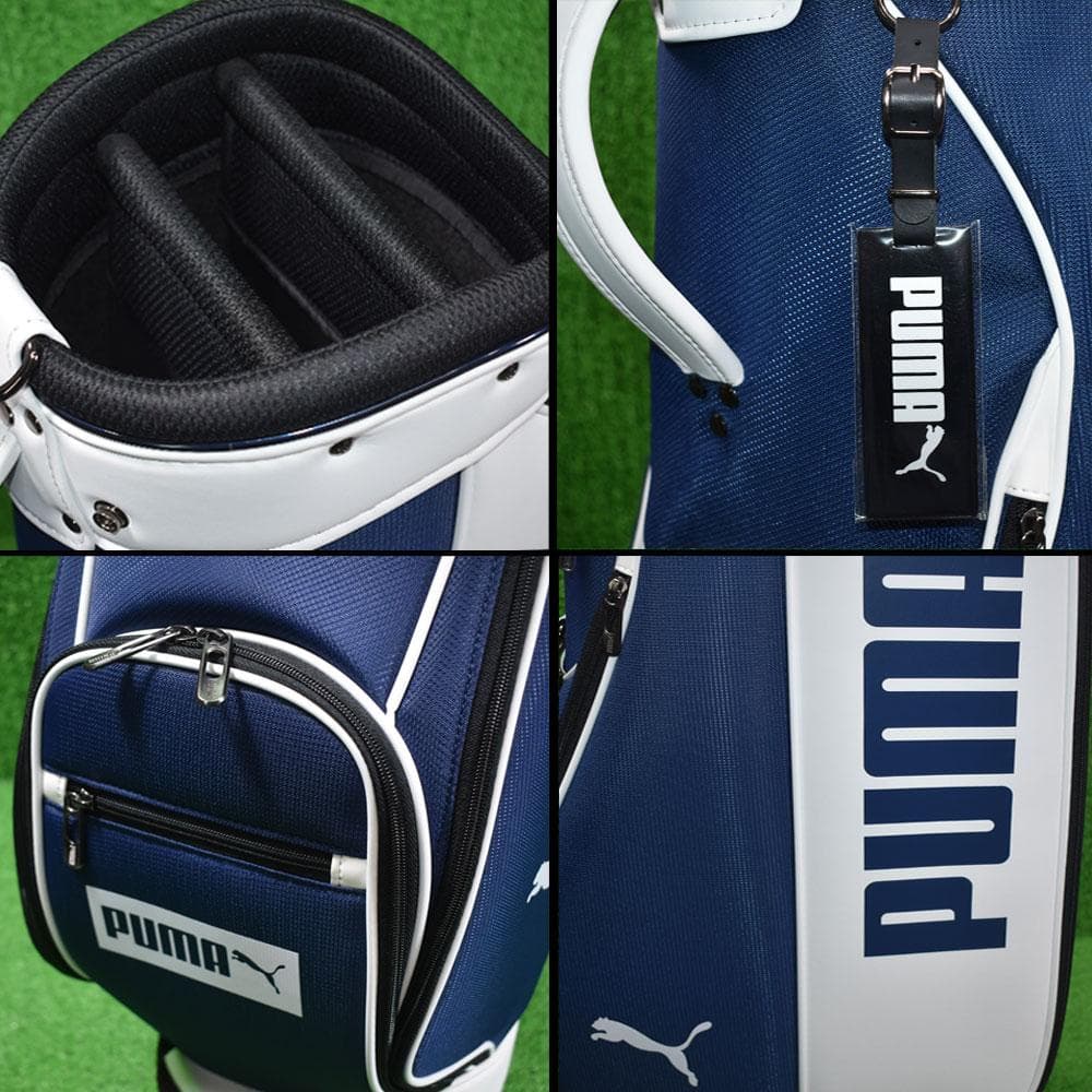 M*K様 PUMA GOLF/プーマ ゴルフ キャディバッグ9型【紺/白】新品！