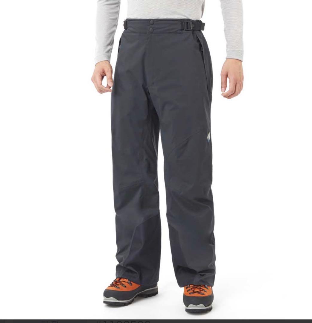 【値下げ】モンベル　パウダーステップパンツ　メンズ　Sサイズ　ブラック