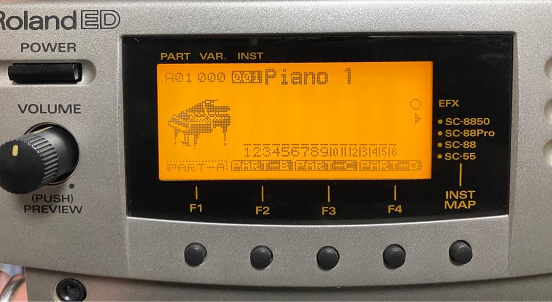 ROLAND 型番：SC-8850 音源モジュール ローランド