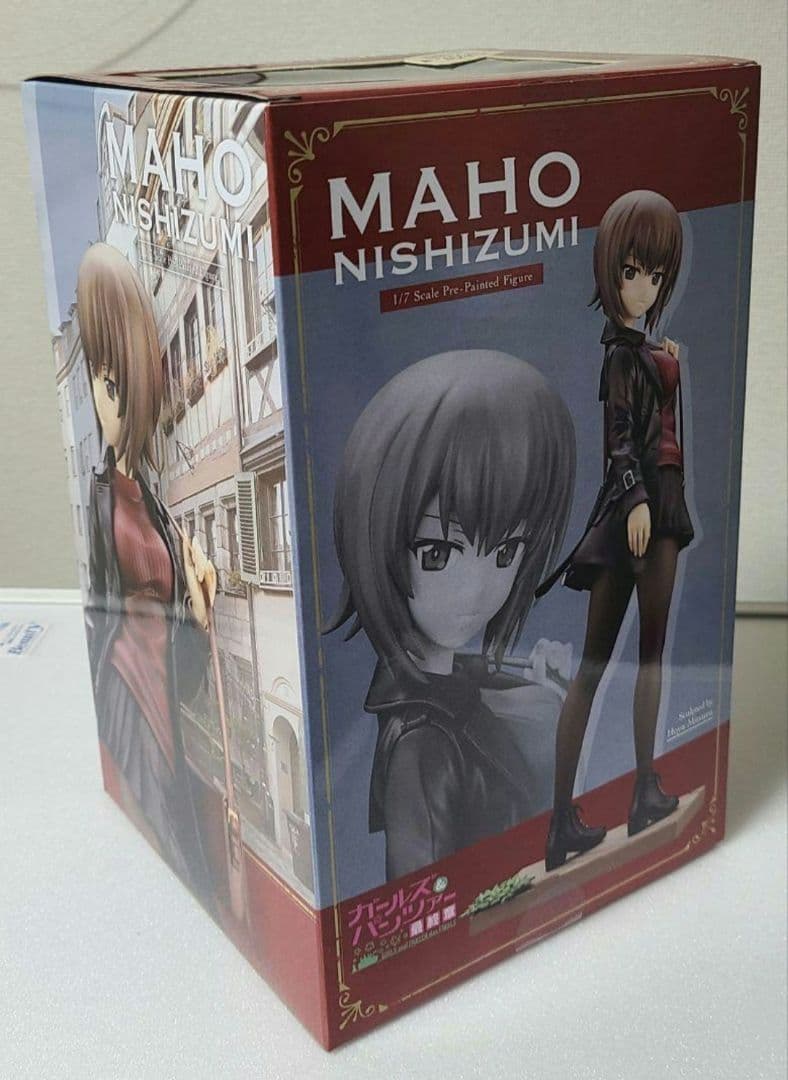 最終価格☆新品未開封☆西住まほフィギュア ガルパン 特典クール顔パーツ付き