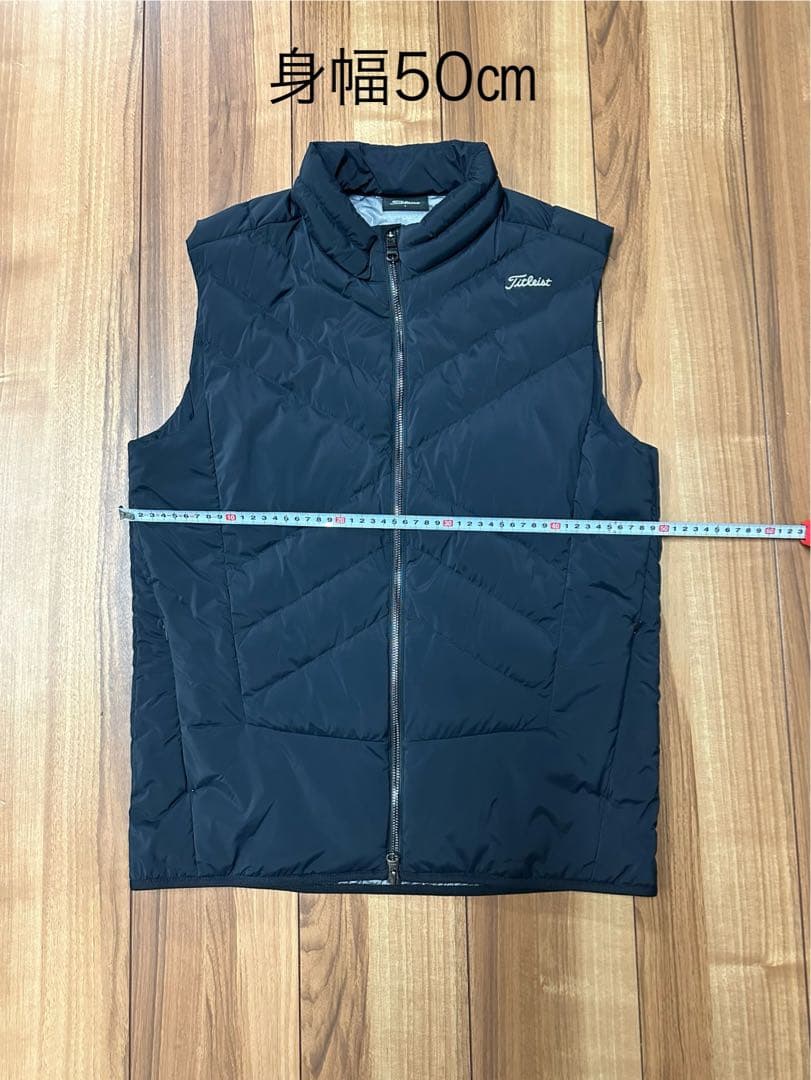 Titleist タイトリスト ダウンベスト ブラック Lサイズ