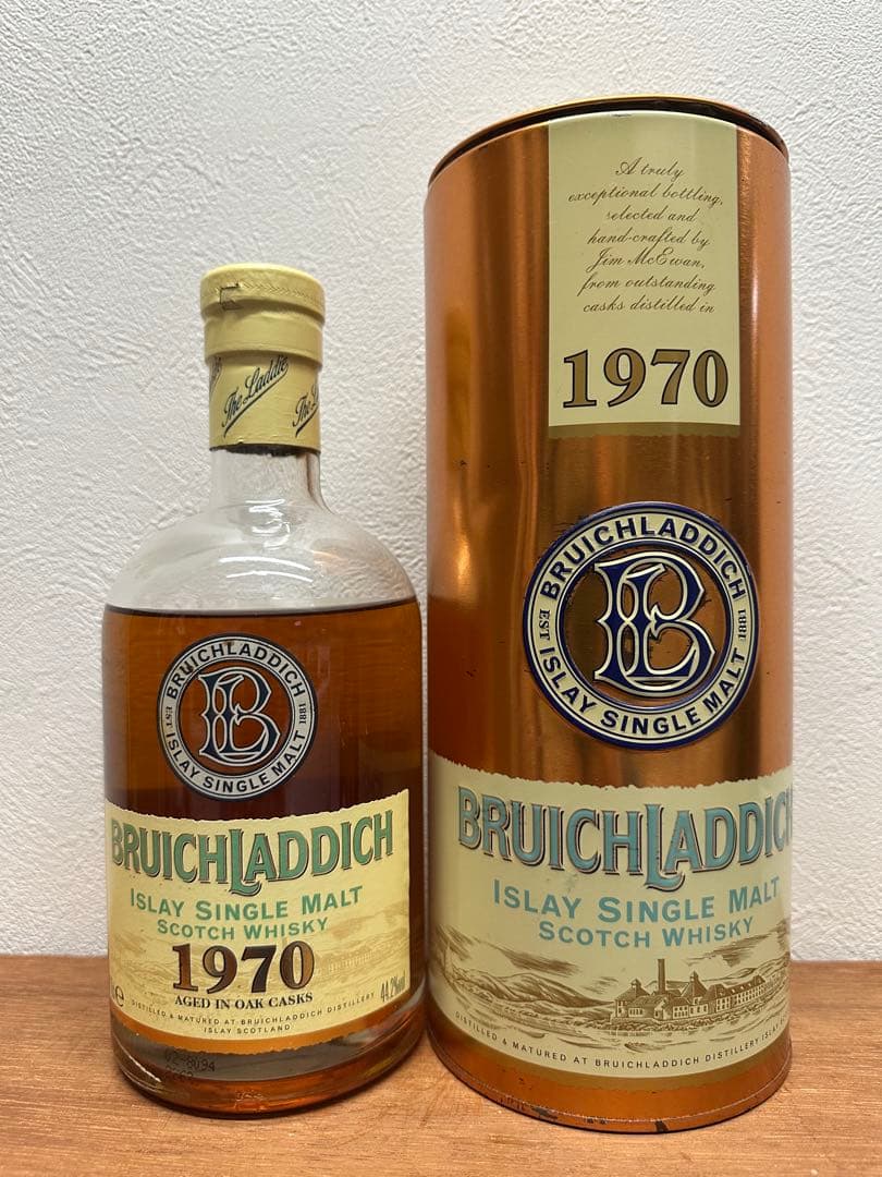 ブリックラディ 1970 アイラ シングルモルト スコッチウイスキー