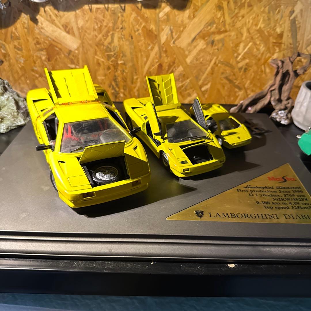 激レア、希少、Lamborghini Diablo ミニカーセット