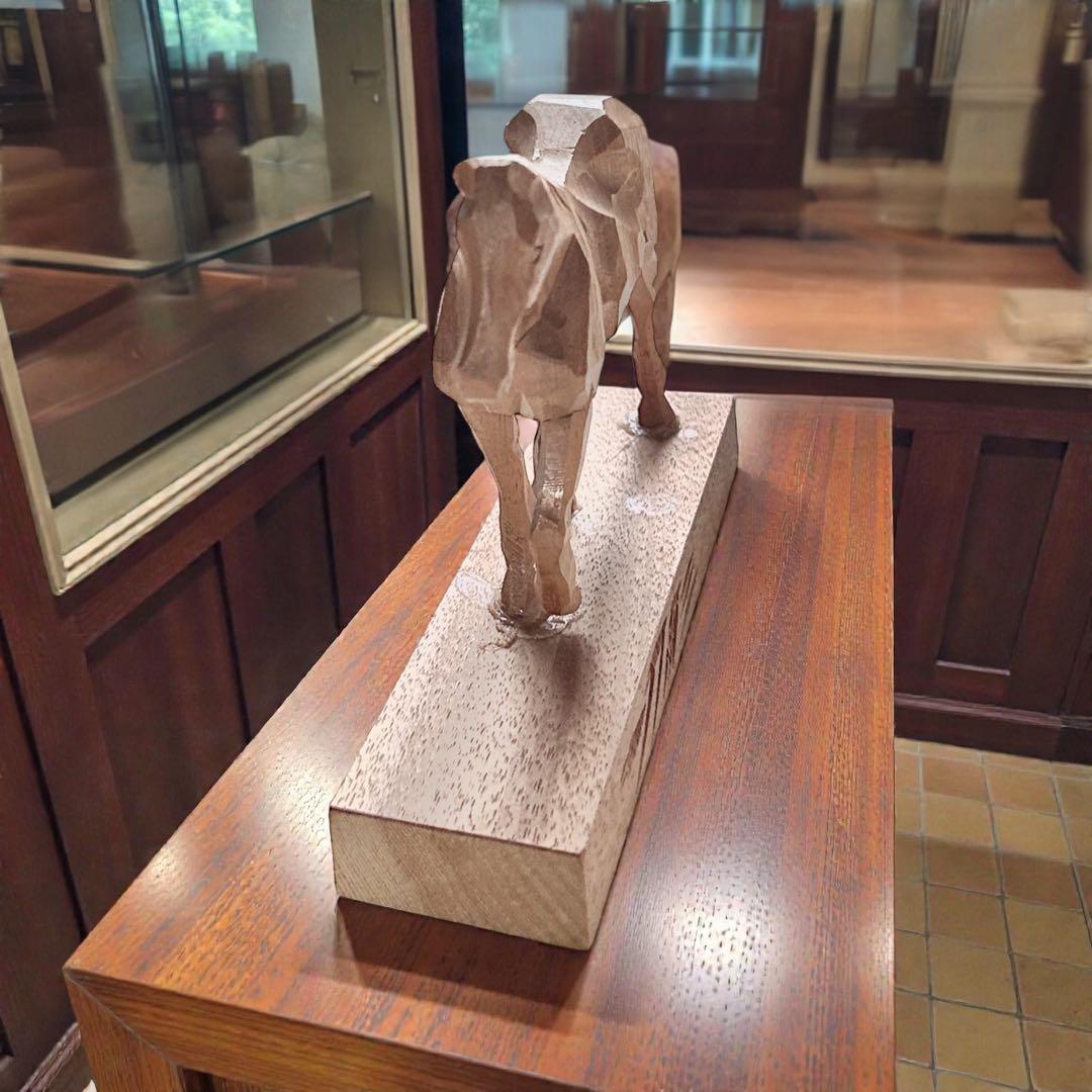 青森 津軽 南部馬 二代目笙舟 山口利信 木彫 一刀彫 郷土玩具 農民美術 午年