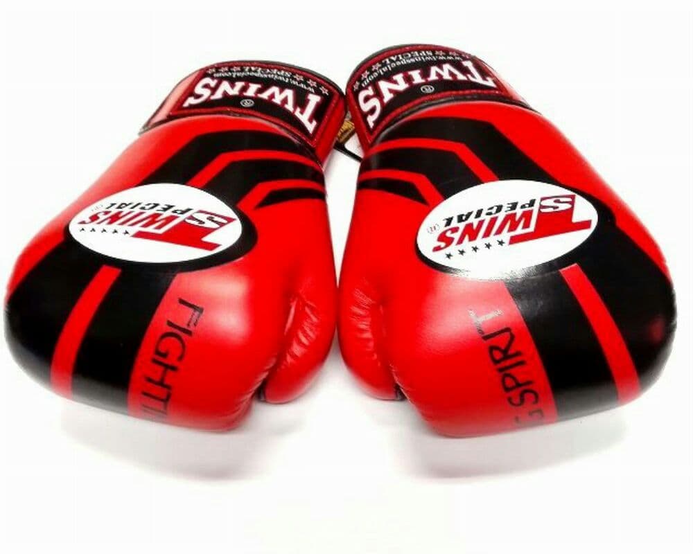新品 正規 TWINS 本格ボクシンググローブ 本革製 サイズ選択 Fs赤黒