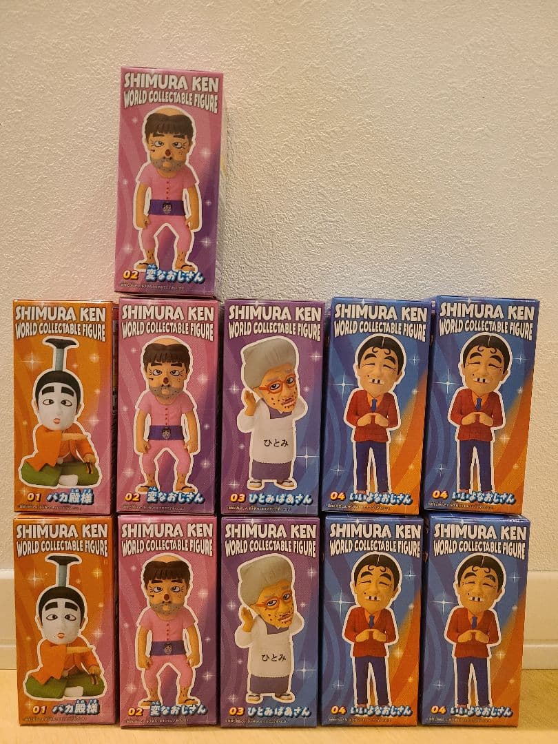 【人気、志村けん】ワールドコレクタブルフィギュア4種11個