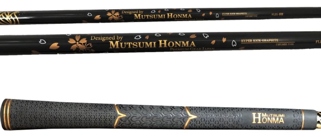 【新品】ムツミ ホンマ フルチタンアイアン カーボンシャフト 5本組 R