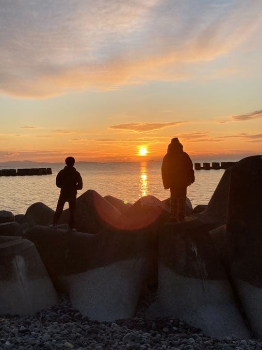 僕がお正月にとった写真です。毎日写真を朝撮っているこの写真は特にお気に入りです。