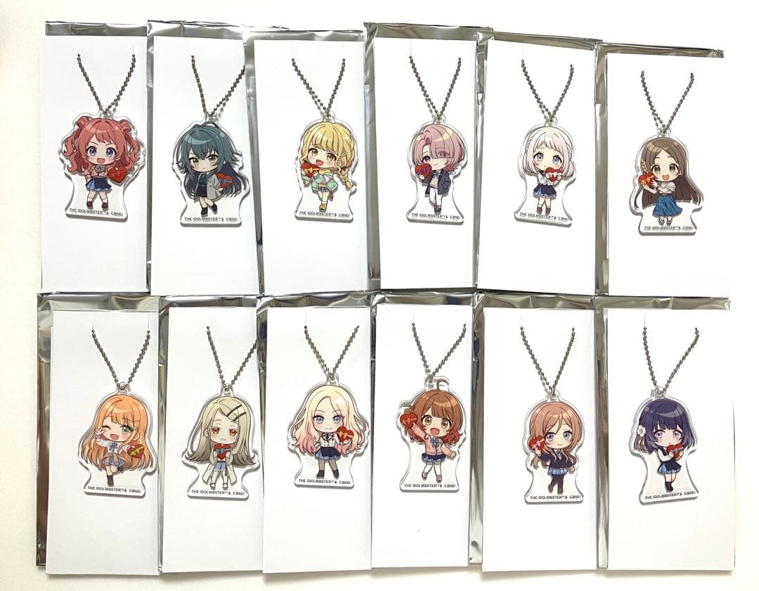 ローソン 限定 学園アイドルマスター 描き下ろし アクリルキーホルダー 全12種