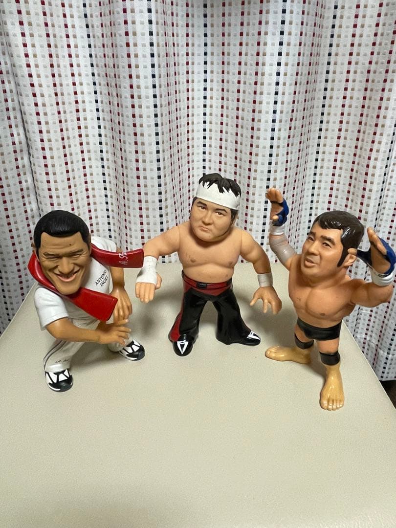 貴重HAOコレクション３体セット　猪木塾アントニオ猪木　破壊王橋本真也　高田延彦