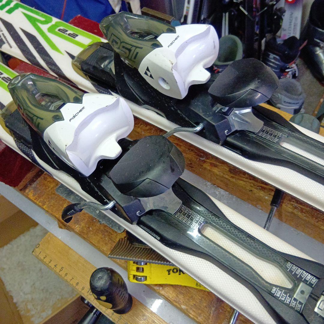 150cmFISCHER メンテナス済 靴25cmストック付