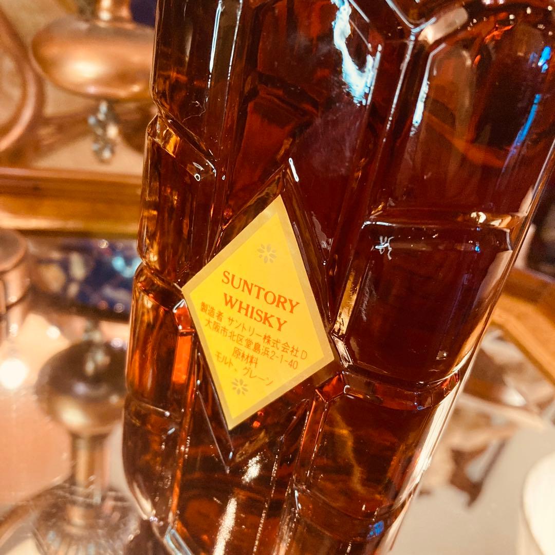 湯布院アンティーク 未開封古酒 初期サントリー 角 特級720ml 43％ 琥珀