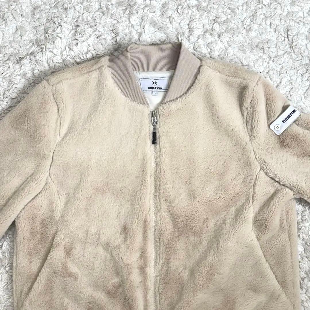 極美品✨ファーブルゾン BRG193W03 ブリーフィング ゴルフ L 希少 白