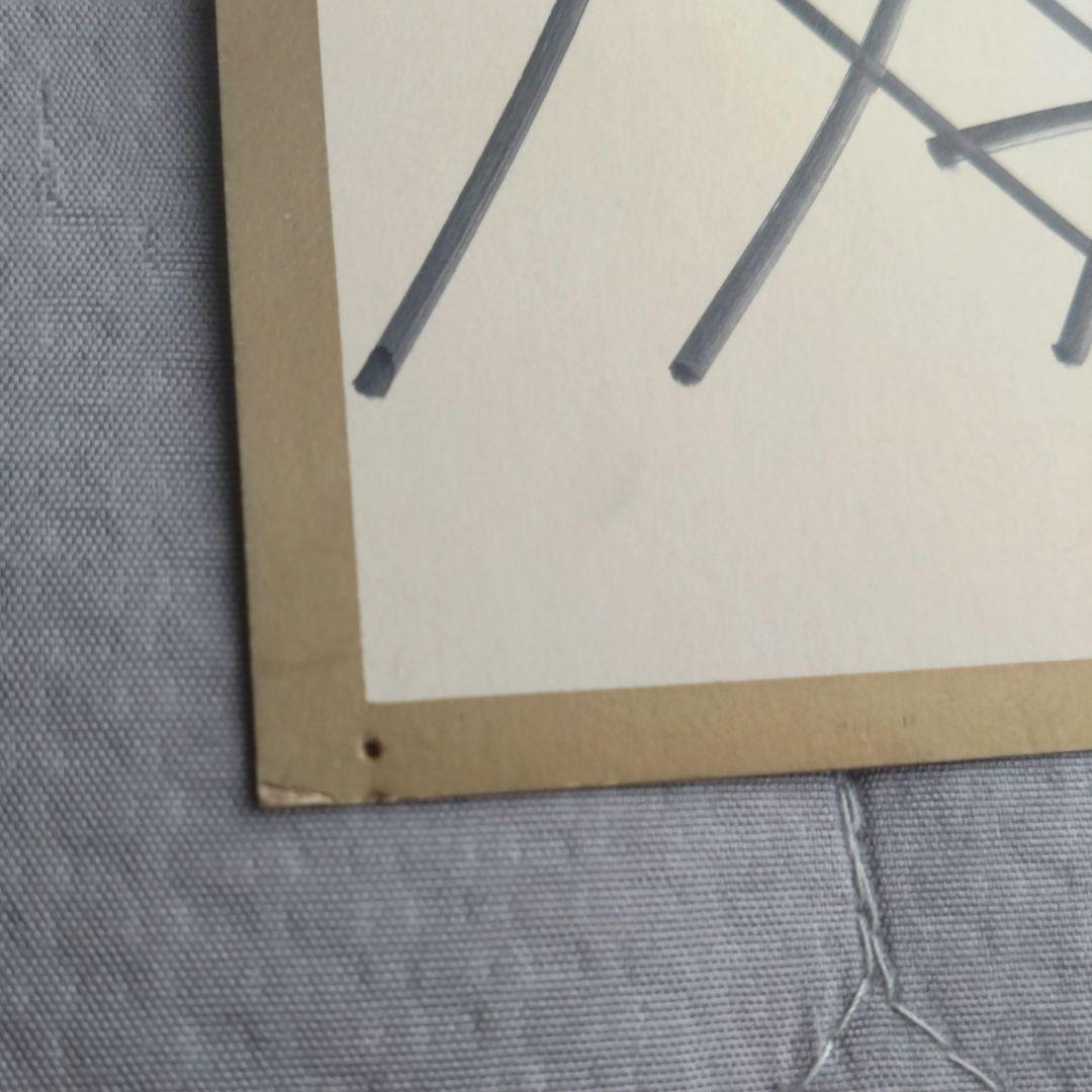 PLASTICS 直筆サイン色紙 中西俊夫 立花ハジメ プラスチックス