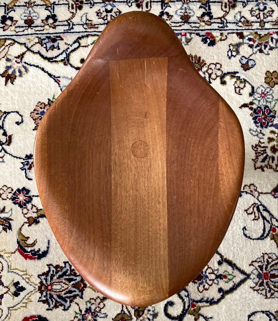 良工房　木製　一本足　椅子　イス　スツール　ウッドスツール　作家物