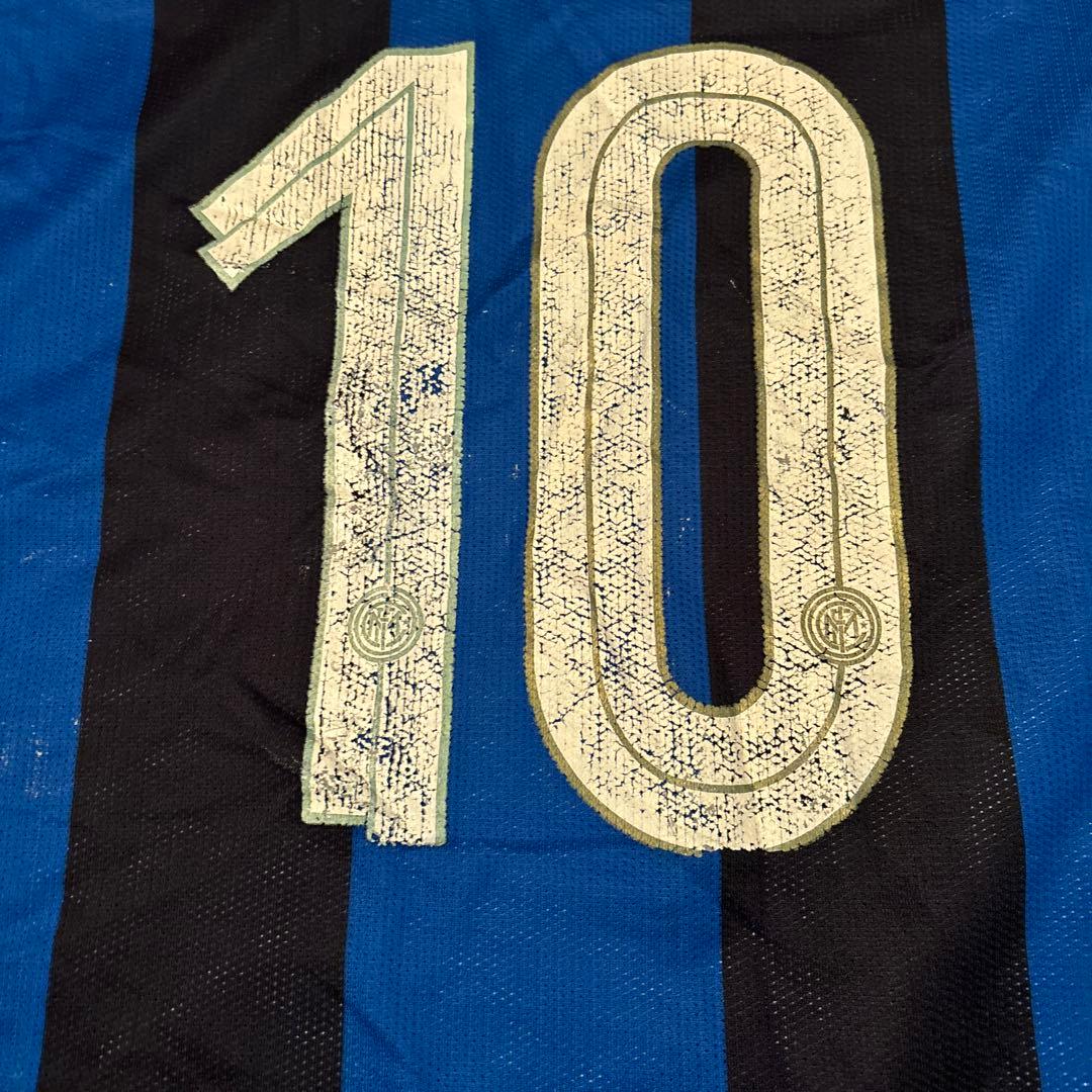 Nike インテル2008/2009 長袖ユニホーム　アドリアーノ１０番