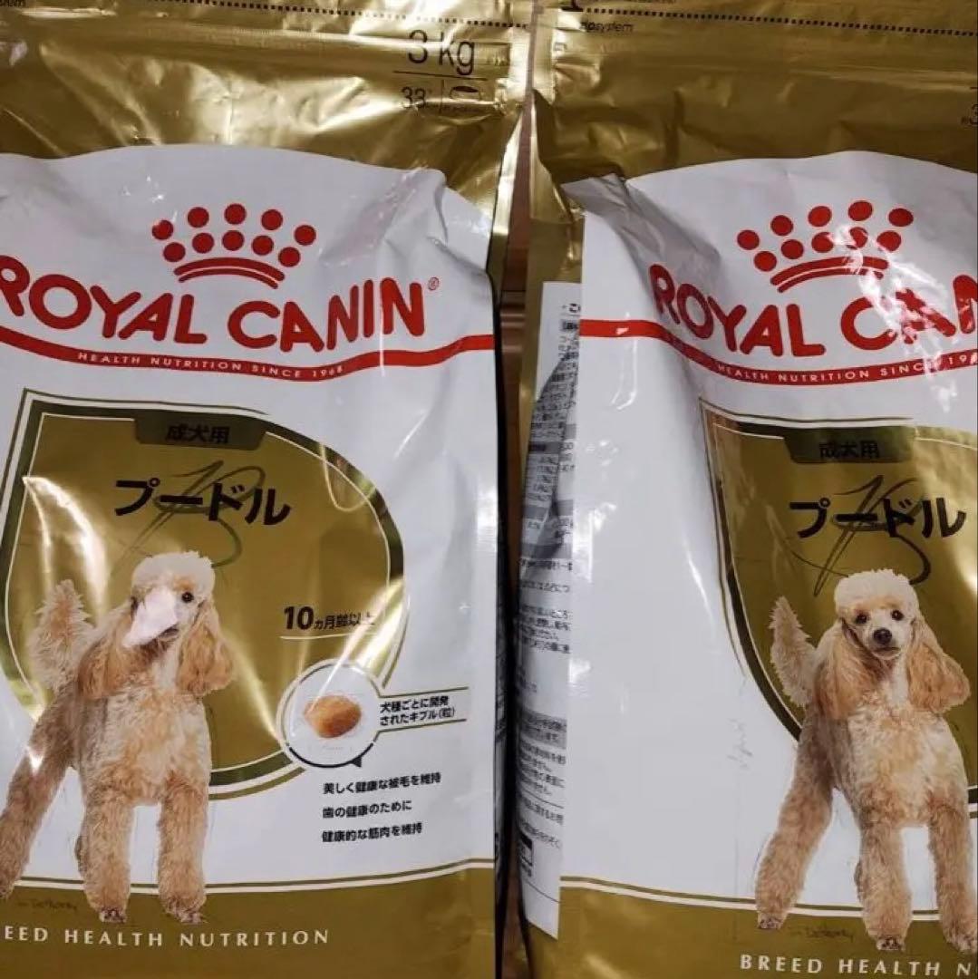  CANIN ロイヤルカナン プードル 成犬用 3㎏ 2袋