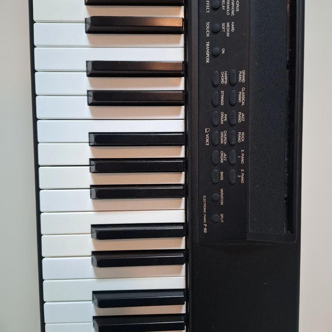 【送料無料】YAMAHA P-80 88鍵盤 電子ピアノ エレクトリックピアノ