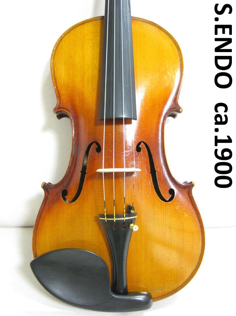 【日本製オールド最古】 遠藤周孝 ENDO ca.1900 バイオリン 4/4