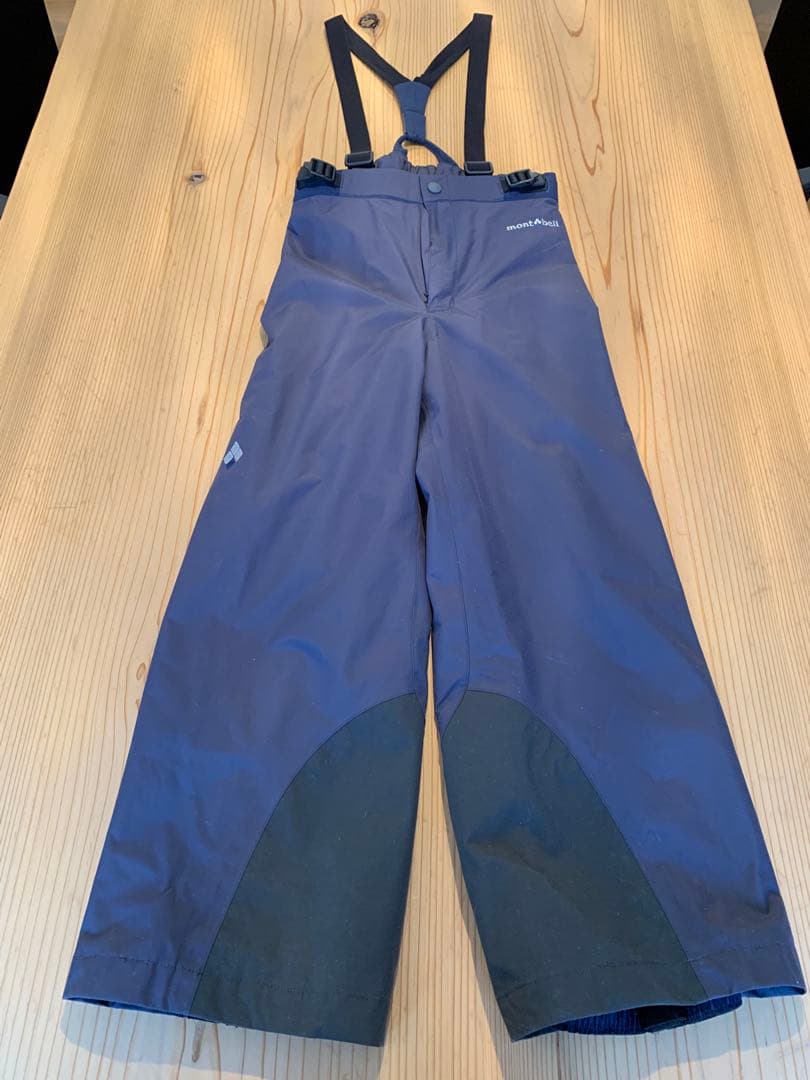 montbell スノーウェアkids 120size ジャケット＋パンツセット