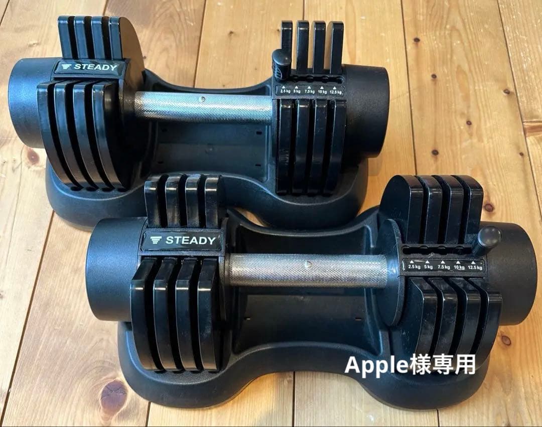 STEADY 調整可能ダンベル 12.5kg
