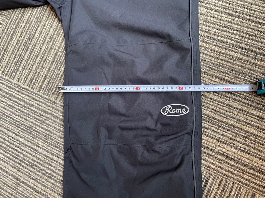 ROME SDS バギースノーボードパンツ XL 黒 パウダーガード付き