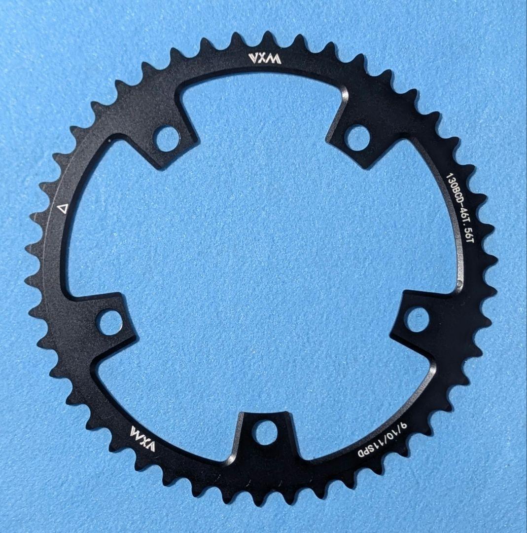 VXM PCD 130mm 5ボルト ダブル用 チェーンリング 56T/46T